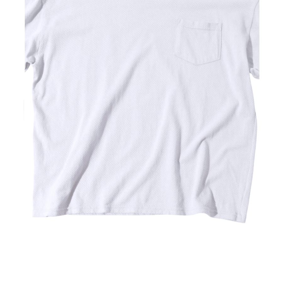 WALLA WALLA SPORT ワラワラスポーツ Tシャツ メンズ 半袖 U.S. MADE BIRDSEYE MESH POCKET TEE 春夏 USA製 メッシュ ポケットTシャツ 通気性 コットン | WALLA WALLA SPORT | 05
