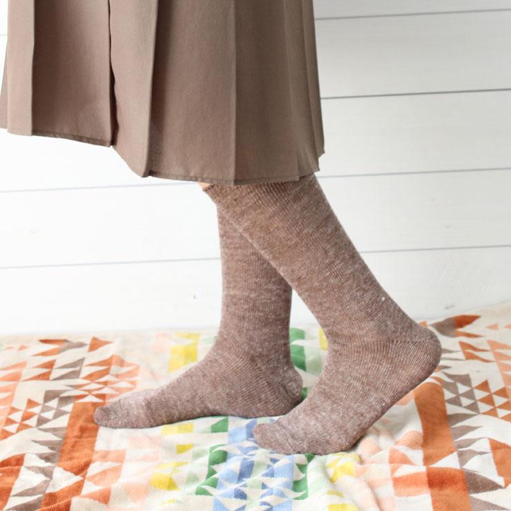 日本製 靴下 レディース SMALL STONE スモールストーン リネン ソックス SO1026 レディース 麻混 リネン混 無地 ソックス くつ下 | protocol | 16
