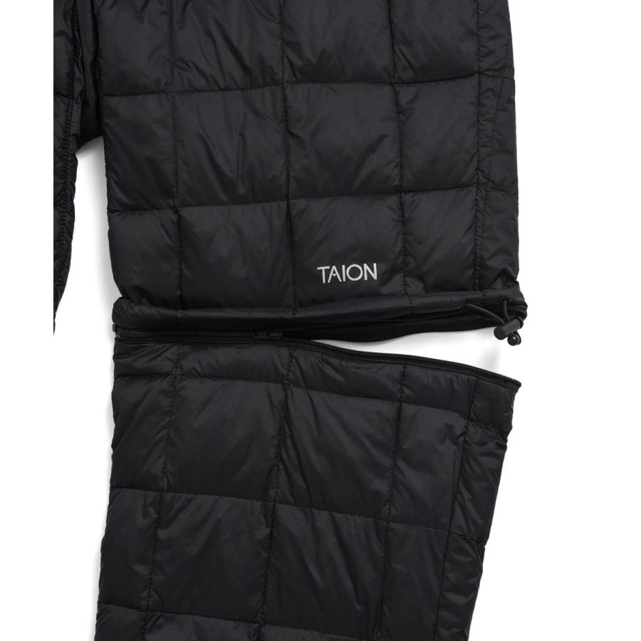 TAION タイオン ベーシックスポーツ ひざ下取外し式 ライトダウンパンツ TAION-131PTDCBS メンズ レディース ダウンパンツ 2WAY 軽量 防寒 アウトドア キャンプ | TAION | 11