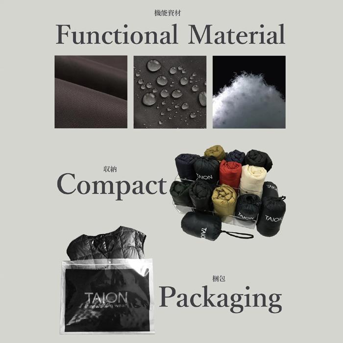 TAION タイオン インナーダウン マウンテン パッカブル ボリュームダウンパンツ TAION-131VMTP | TAION | 07