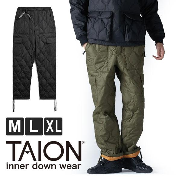 TAION タイオン インナーダウン ミリタリー カーゴダウンパンツ TAION-132ML-1 | NANGA