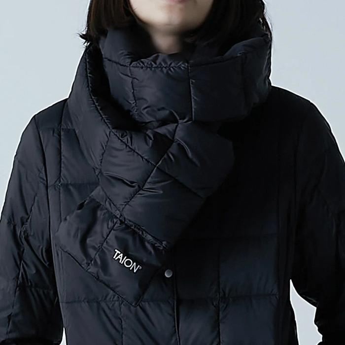 TAION タイオン インナーダウン ベーシック ロングダウンマフラー TAION-201A-LONG | TAION | 04