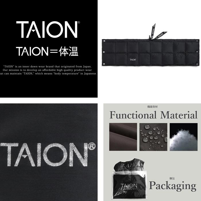 ネックウォーマー メンズ ボタン TAION タイオン インナーダウン ベーシック ダウンネックウォーマー TAION-203A | TAION | 26