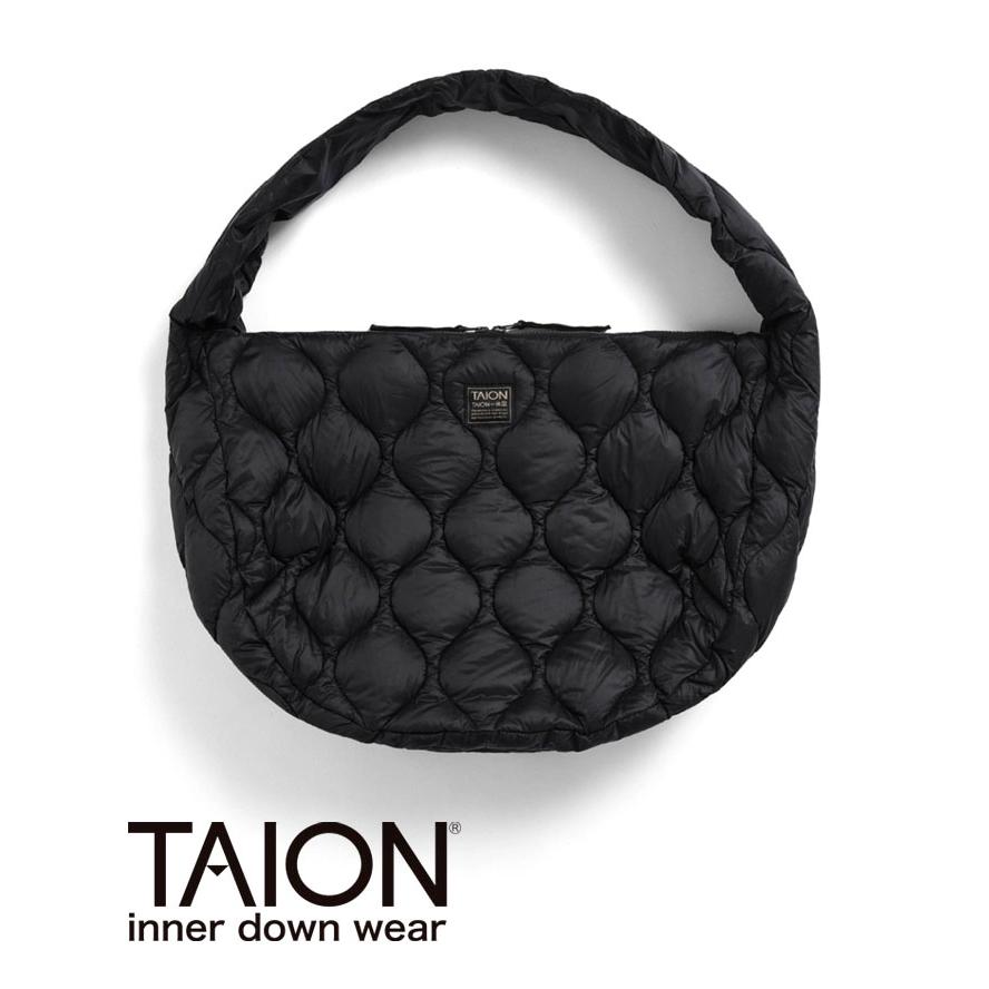 TAION ミリタリー バナナショルダー ダウンバッグ Lサイズ BBG02ALSML-1-L 軽量 撥水 防寒 メンズ レディース ユニセックス | TAION