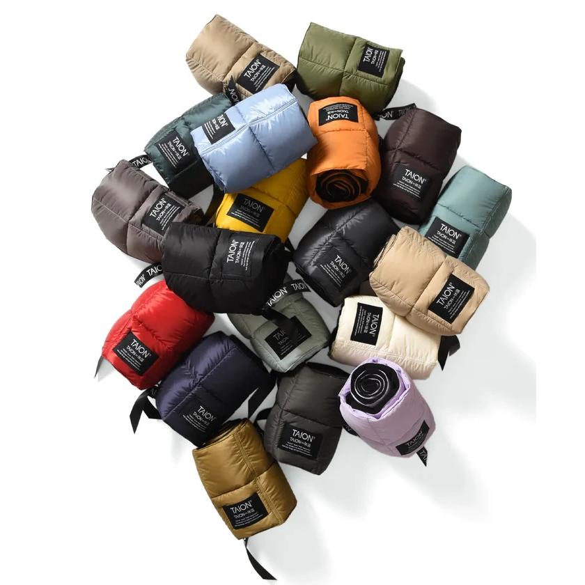 タイオン TAION ベーシック ダウンマフラー TAION-201A 男女兼用 定番 800FPダウン フリース カラバリ豊富 コンパクト収納 洗濯可能 | TAION | 28
