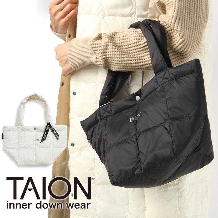 TAION タイオン インナーダウン ベーシック ランチ ダウントートバッグS TAION-TOTE02-S | TAION