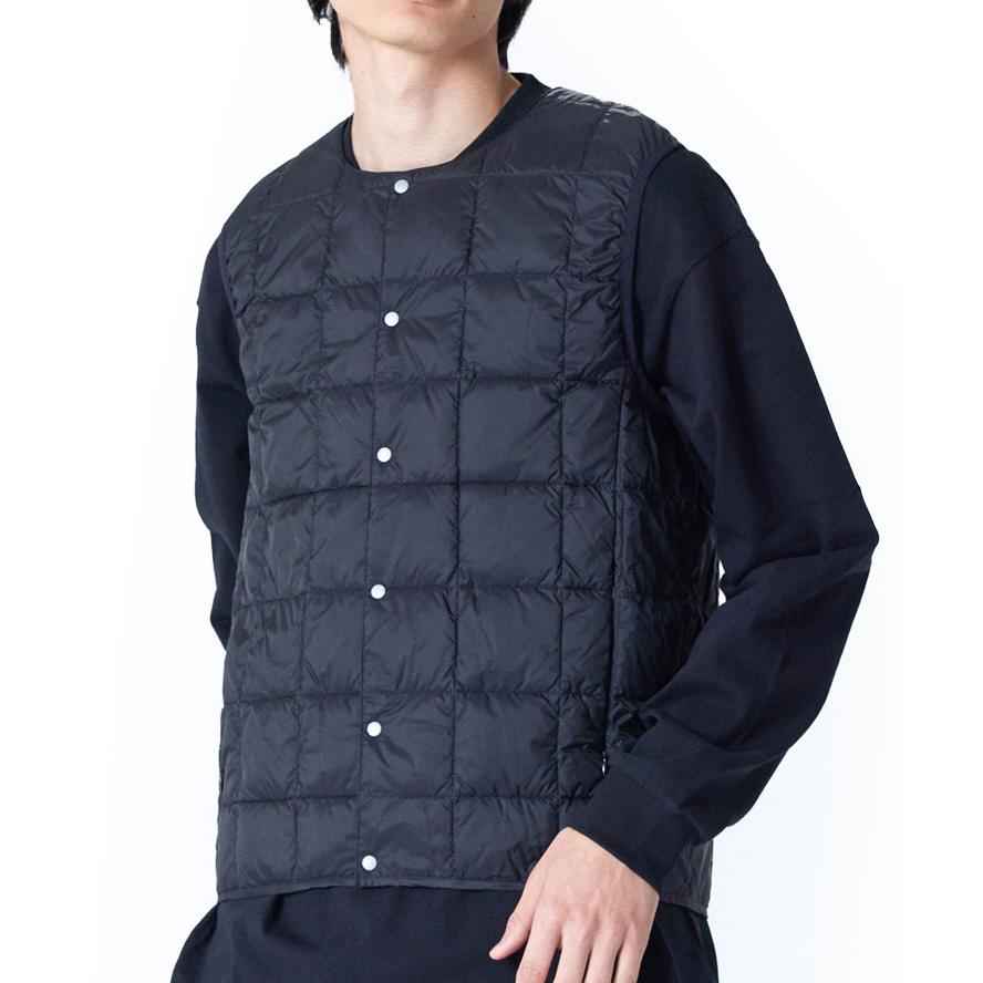 タイオン TAION ベーシック クルーネックボタン インナーダウンベスト TAION-004 メンズ インナーダウン スーツ 秋 冬 秋冬 | TAION | 02