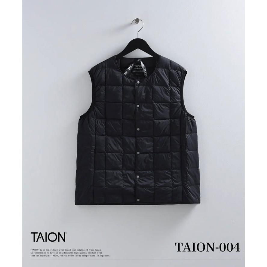 タイオン TAION ベーシック クルーネックボタン インナーダウンベスト TAION-004 メンズ インナーダウン スーツ 秋 冬 秋冬 | TAION | 03