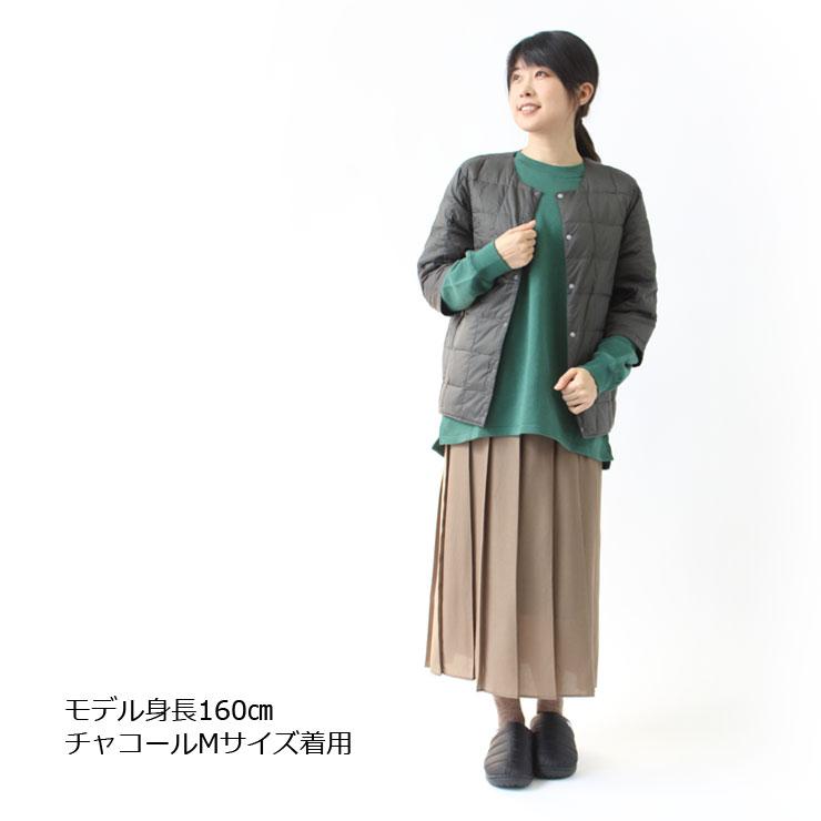 タイオン TAION ベーシック クルーネック七分袖 ダウンジャケット TAION-014 | TAION | 05