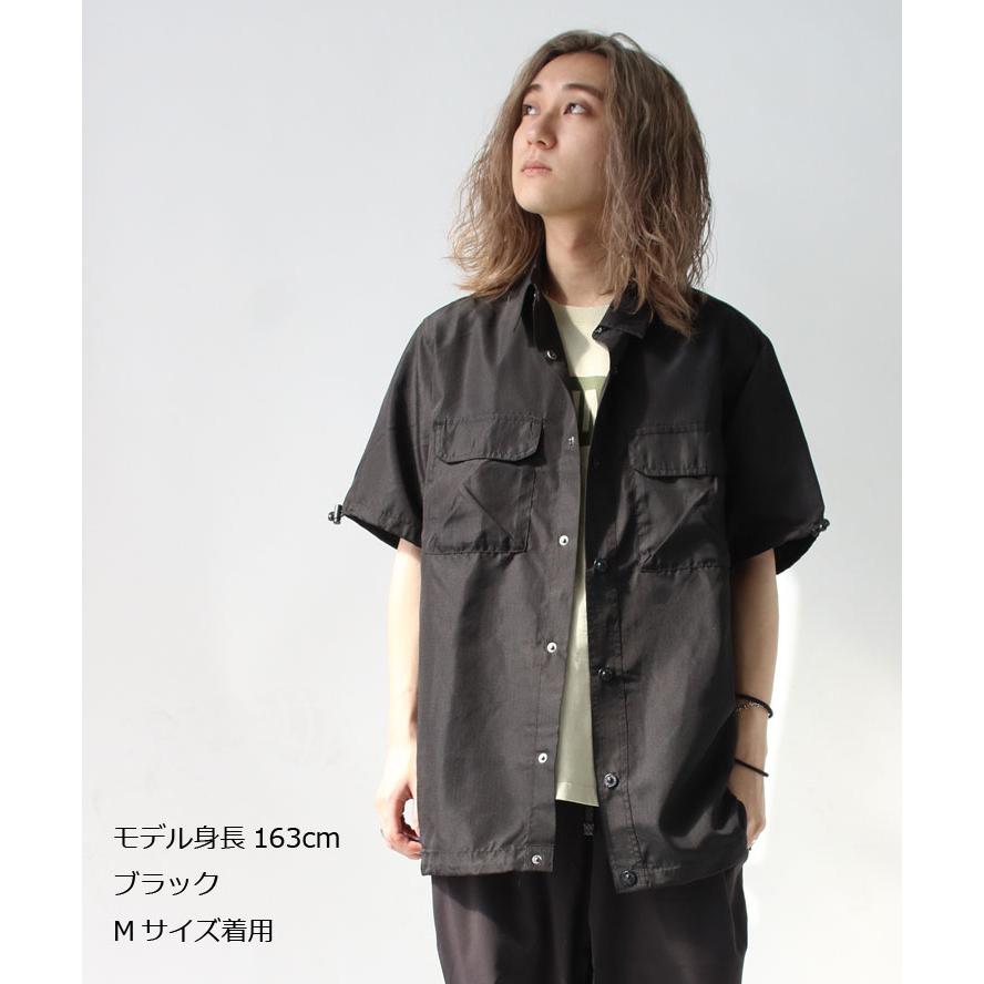 半袖 シャツ メンズ  タイオン TAION ノンダウン ミリタリー ハーフスリーブ シャツ TAION- 019SHNDML-2 メンズ 春物 春夏 春 夏 | TAION | 02