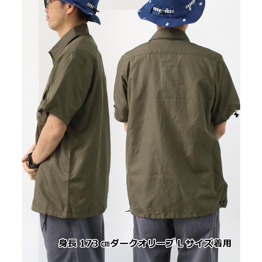 半袖 シャツ メンズ  タイオン TAION ノンダウン ミリタリー ハーフスリーブ シャツ TAION- 019SHNDML-2 メンズ 春物 春夏 春 夏 | TAION | 04