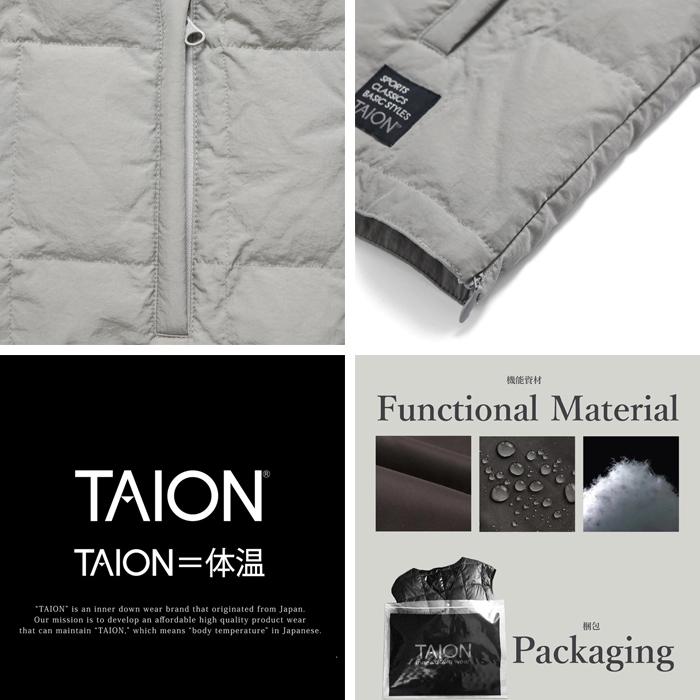 TAION タイオン インナーダウン スポーツクラシック クルーネック ダウンプルオーバー TAION-100SCPC | TAION | 07