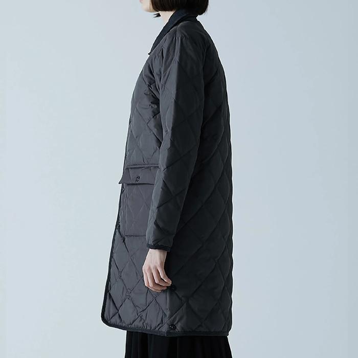 タイオン ロングダウン ロングコート TAION タイオン インナーダウン シティ パイピングカラー ロングダウンコート 109CI-LONG | TAION | 04