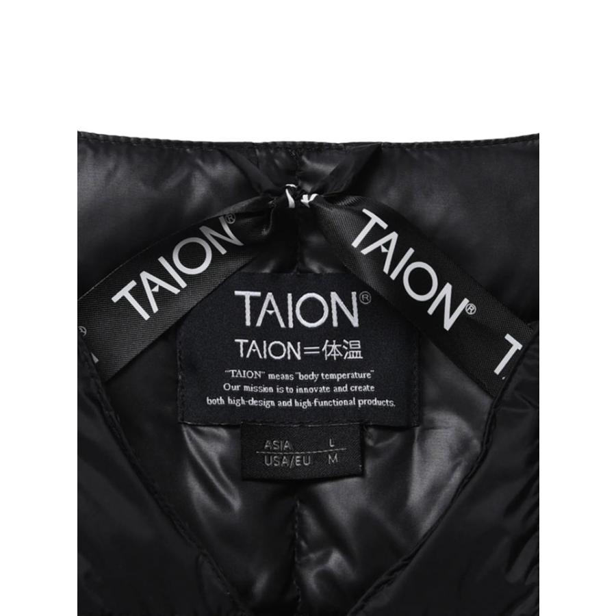 TAION タイオン キッズ ベーシック クルーネックボタン インナーダウンジャケット TAION-K104 子供服 800FP 軽量 ダウンジャケット 収納袋付き | TAION | 02