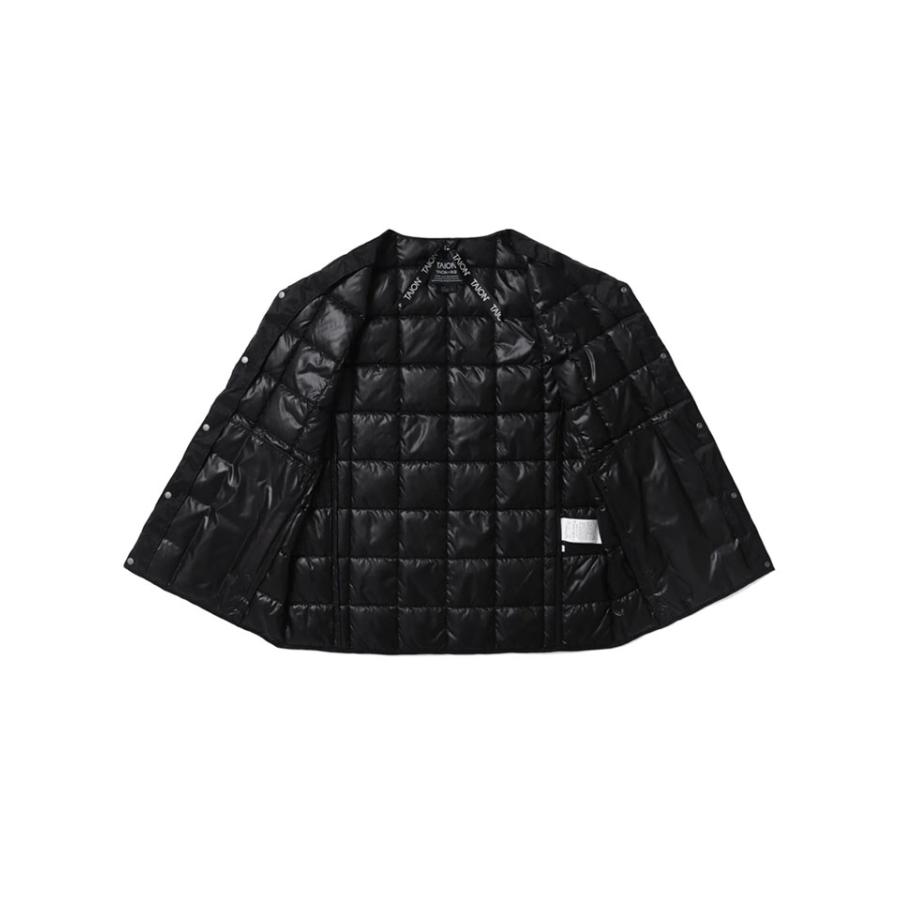 TAION タイオン キッズ ベーシック クルーネックボタン インナーダウンジャケット TAION-K104 子供服 800FP 軽量 ダウンジャケット 収納袋付き | TAION | 09