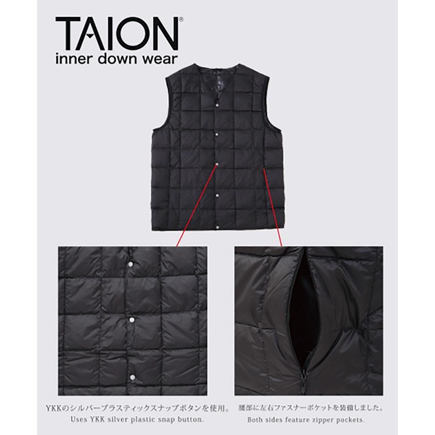 Taion インナーダウン べスト メンズ レディース タイオン Vネック インナーダウンベスト スーツ Taion 001 キャンプ 冬キャンプ Tottaion001 Protocol 通販 Yahoo ショッピング