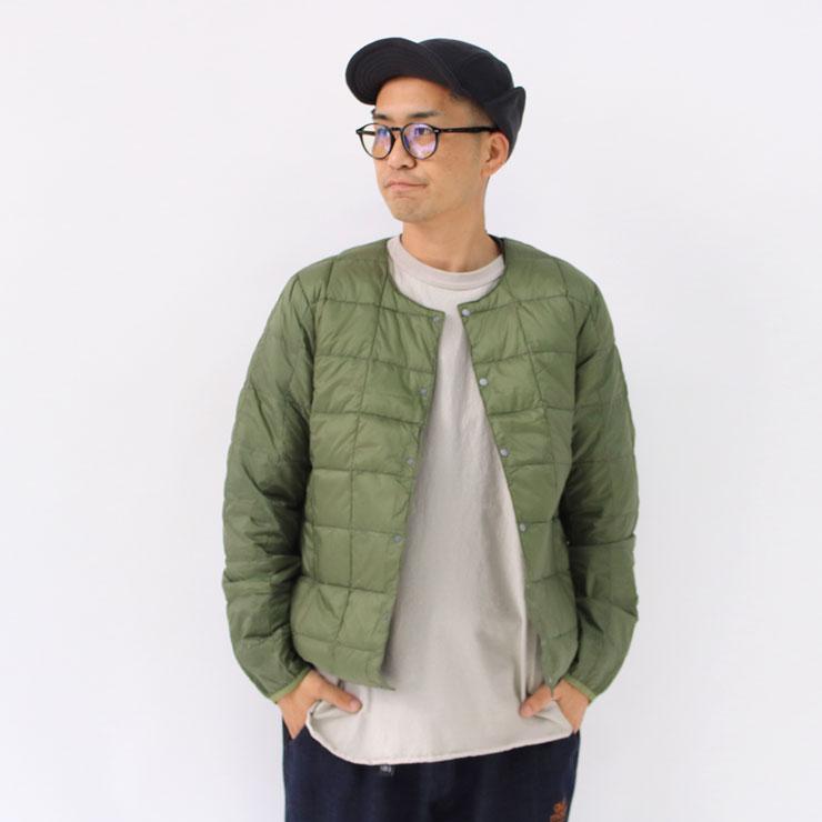 taion タイオン ベーシッククルーネック インナーダウンジャケット メンズ TAION-104 秋 冬 | TAION | 12