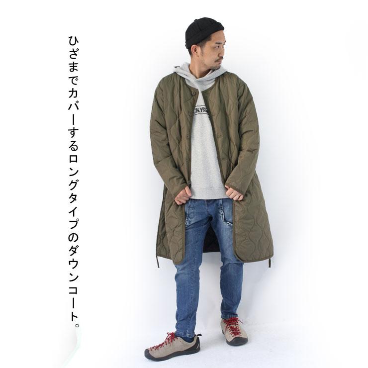 TAION タイオン インナーダウン ミリタリー クルーネック ダウンコート TAION-104BML-1LONG | TAION | 03