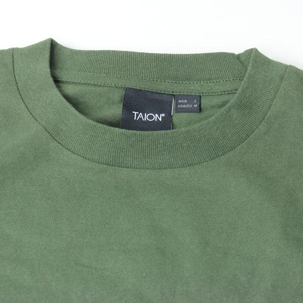 TAION タイオン クルーネック パッカブル 1pac Tシャツ 無地 メンズ  メンズ カットソー アウトドア Ｔシャツ | TAION | 06