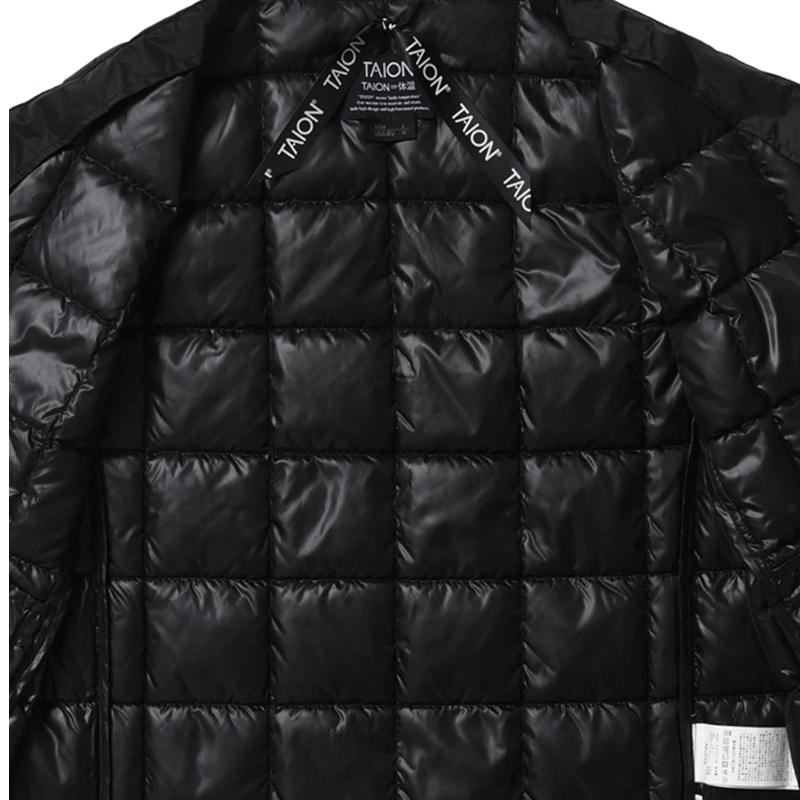 TAION タイオン インナーダウン ベーシック Vネック ロングダウンベスト TAION-W001-LONG | TAION | 04