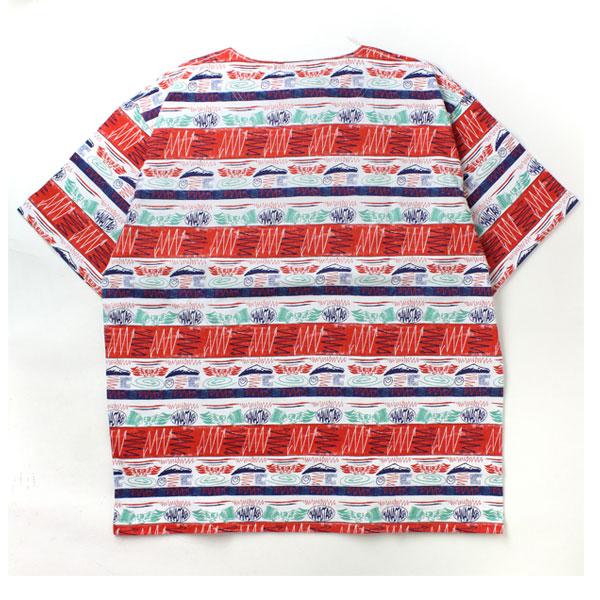 MANASTASH MTN STRIPE TEE マナスタッシュ Tシャツ マウンテン ストライプ Tee 4135006 | MANASTASH | 04