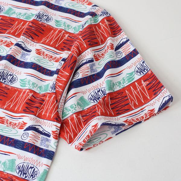 MANASTASH MTN STRIPE TEE マナスタッシュ Tシャツ マウンテン ストライプ Tee 4135006 | MANASTASH | 06