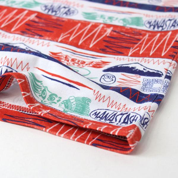 MANASTASH MTN STRIPE TEE マナスタッシュ Tシャツ マウンテン ストライプ Tee 4135006 | MANASTASH | 07