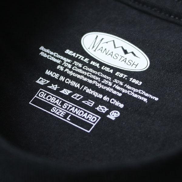 MANASTASH 綿麻Tシャツ メンズ HEMP PACK TEES (2 PACK) マナ
