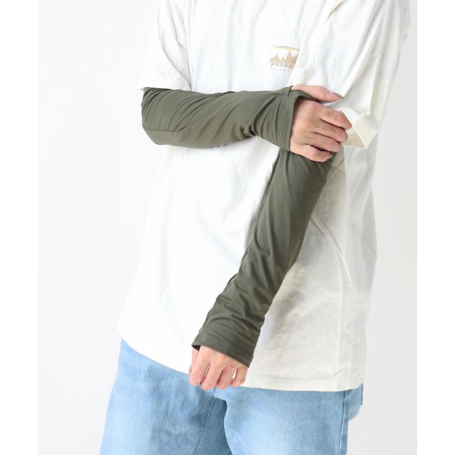 KiU キウ 接触冷感 吸水速乾 UVカット アームカバー メンズ レディース 夏 薄手 ストレッチ 指貫 スマホ対応 日焼け防止 紫外線対策 通勤 通学 K460 | KiU | 04