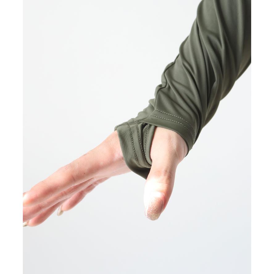 KiU キウ 接触冷感 吸水速乾 UVカット アームカバー メンズ レディース 夏 薄手 ストレッチ 指貫 スマホ対応 日焼け防止 紫外線対策 通勤 通学 K460 | KiU | 06