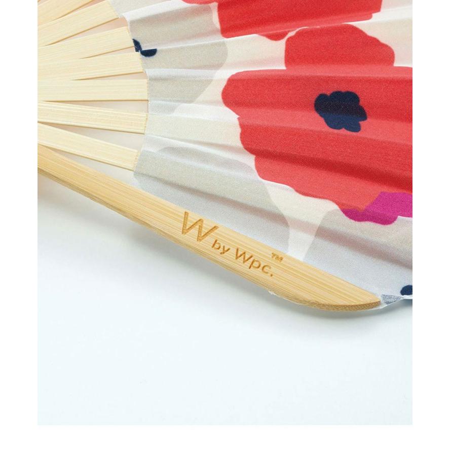 Wpc. ダブリュピーシー 扇子 収納ケース付き ギフトボックス入り 竹骨 テキスタイル柄 タッセル付 おしゃれ かわいい 夏 祭り プレゼント | Wpc. | 10