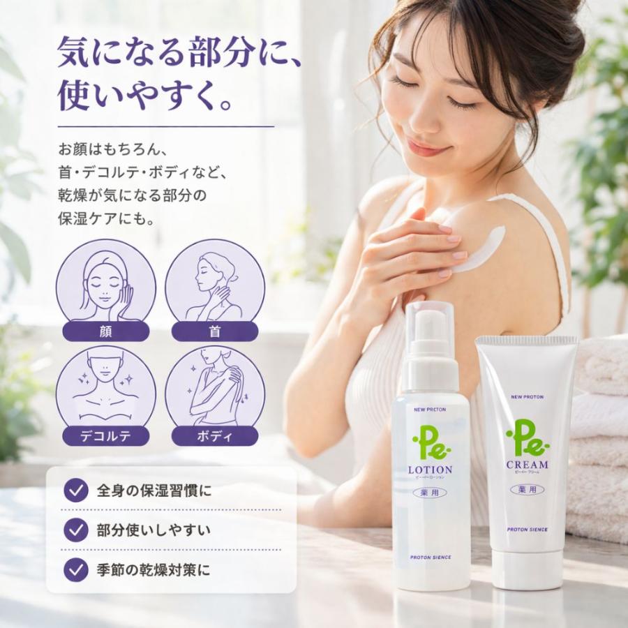 1ヶ月お買い得セット Pe-ローション ＆ Pe-クリーム プロトン