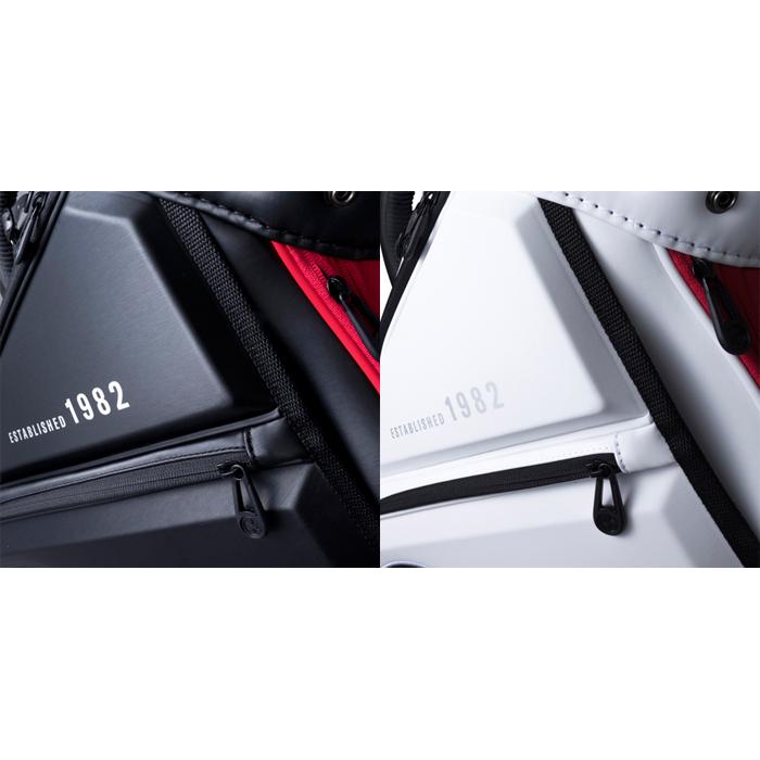 YAMAHA ミドルサイズキャディバッグ Y22CBM ブラック×レッド YAMAHA ミドルサイズキャディバッグ Y22CBM ブラック×レッド