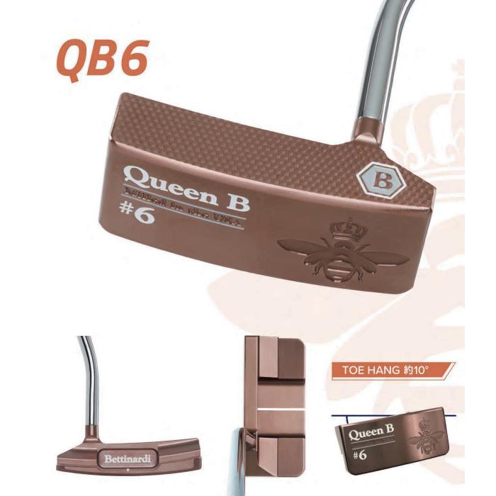 BETTINARDI 2023 QUEEN B QB6 PUTTER / ベティナルディ 2023 クイーンビー QB6 パター キャラメルカッパーPVD メンズ ピン型 ベントネック カッパー｜protoursports｜10