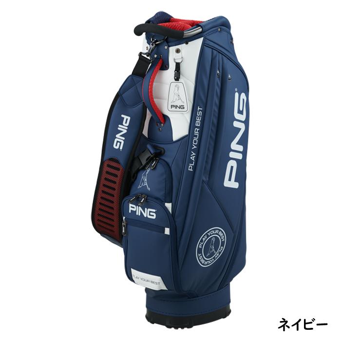 PING CADDIE BAG CB-U2301 SOFT PU CART WHITE NAVY GREY / ピン 