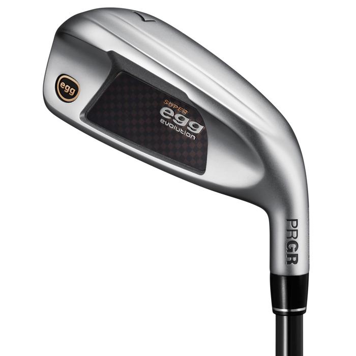 PRGR SUPER egg IRON / プロギア スーパーエッグ アイアン 5本セット(＃7-A) 高反発モデル 2024年モデル SUPER egg evolution 専用シャフト ヘッドカバー付きの画像