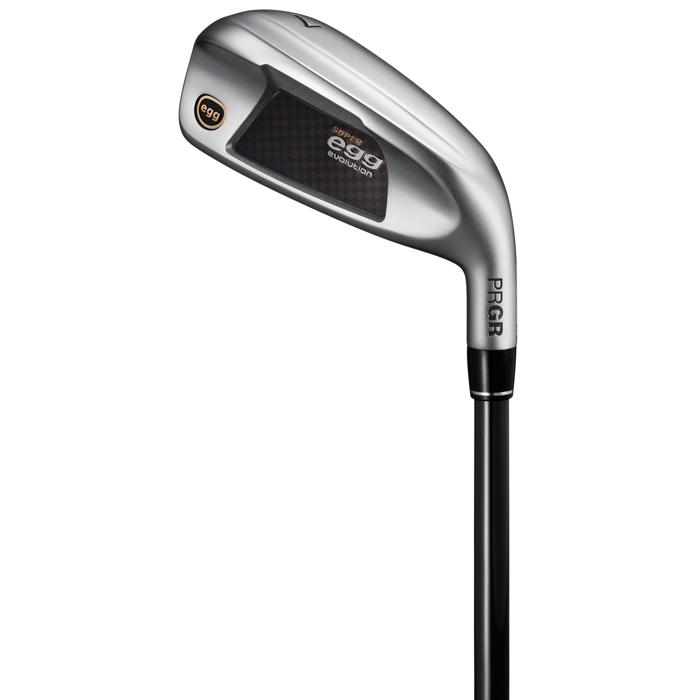 PRGR SUPER egg IRON / プロギア スーパーエッグ アイアン 5本セット(＃7-A) 高反発モデル 2024年モデル SUPER egg evolution 専用シャフト ヘッドカバー付きの画像