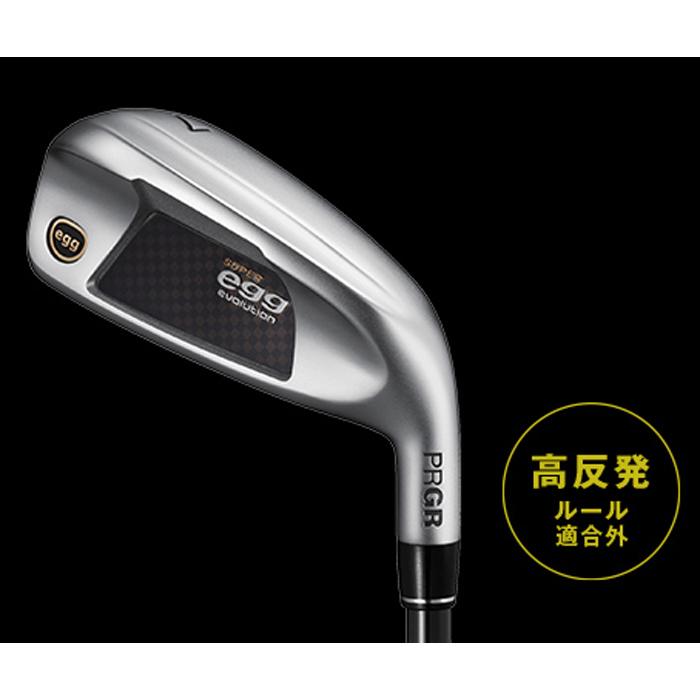 PRGR SUPER egg IRON / プロギア スーパーエッグ アイアン 5本セット(＃7-A) 高反発モデル 2024年モデル SUPER egg evolution 専用シャフト ヘッドカバー付きの画像