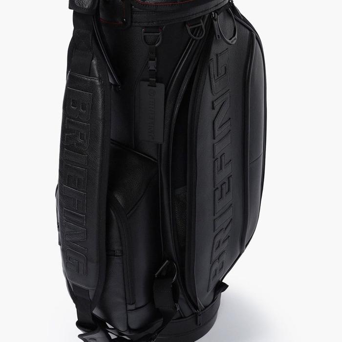BRIEFING GOLF 【在庫限り】BRIEFING LEATHER SERIES CADDIEBAG