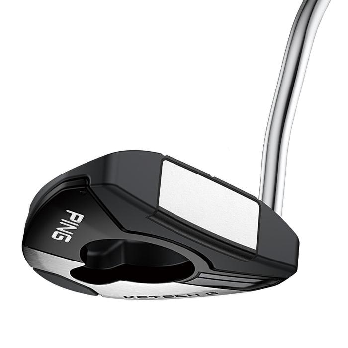 PING 2024 PUTTER KETSCH G / ピン パター 2024年モデル ケッチ G ステンレススチールシャフト PP58 MID SIZE BLACK/GREY 専用ヘッドカバー付き｜protoursports｜02