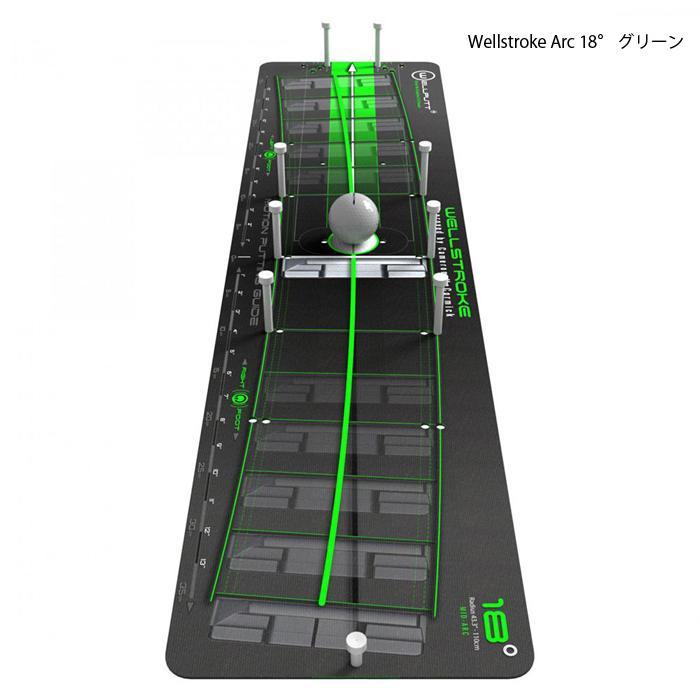 wellputt ウェルストローク 18度 パター練習 インドアティ付き 楽天