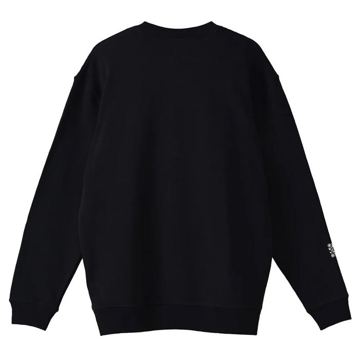 Marty Golf Tanuki Sweat (97) (white/black) / マーティーゴルフ