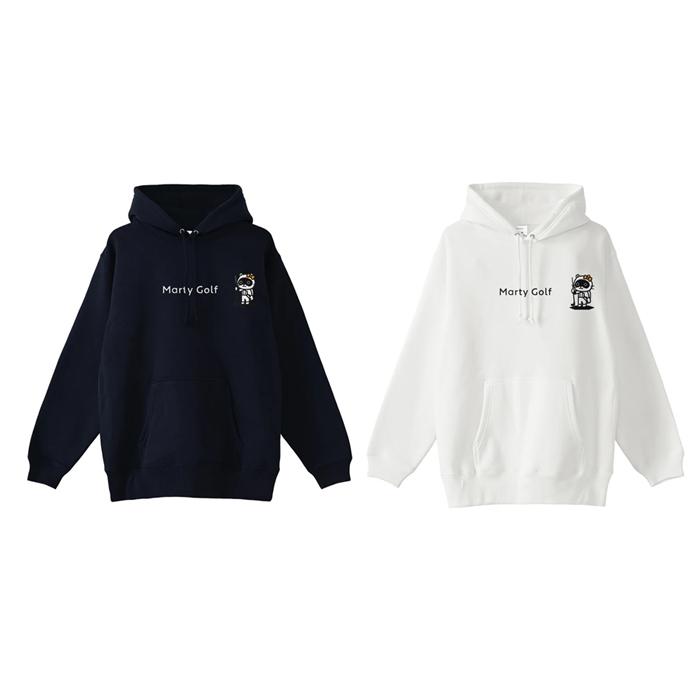 Marty Golf マーティーゴルフ Tanuki Parka タヌキパーカー Marty Golf Tanuki Parka (28) (white/navy) / マーティーゴルフ