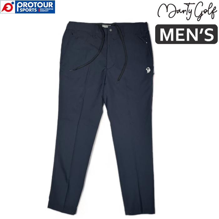 Marty Golf キャディーくん刺繍テックパンツ　ネイビー Marty Golf Caddy Tech Pants Navy (67) / マーティーゴルフ