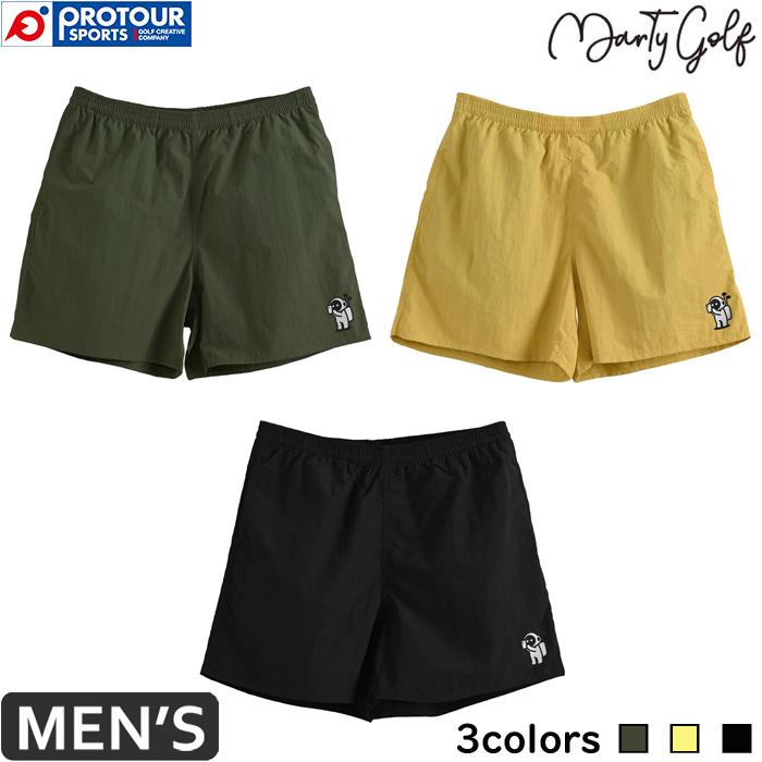 MARTY GOLF CLUB ゴルフ Caddy Short Pants Marty Golf Caddy Short Pants (35) (Khaki/Yellow/Black