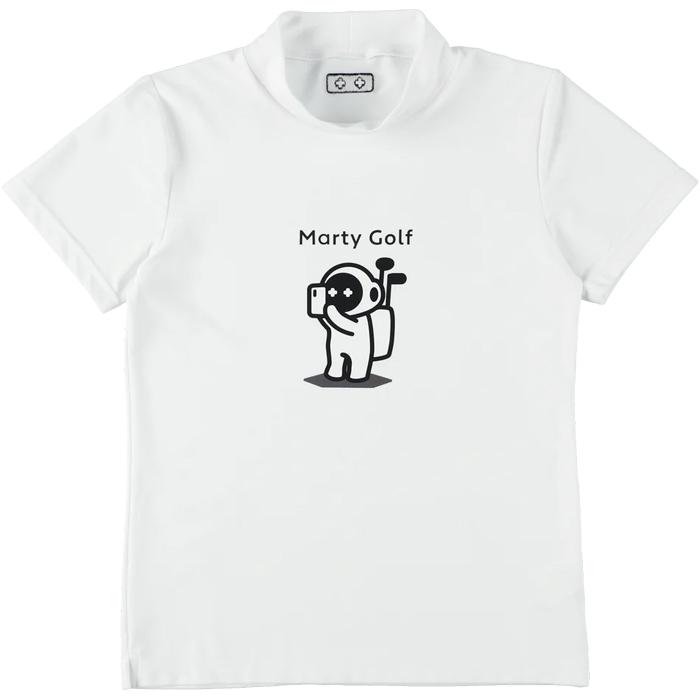 Marty Golf MGC mock(women's) caddyくん(119) (white/navy