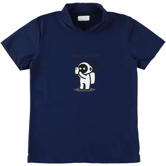 Marty Golf MGC mock(women's) caddyくん(119) (white/navy