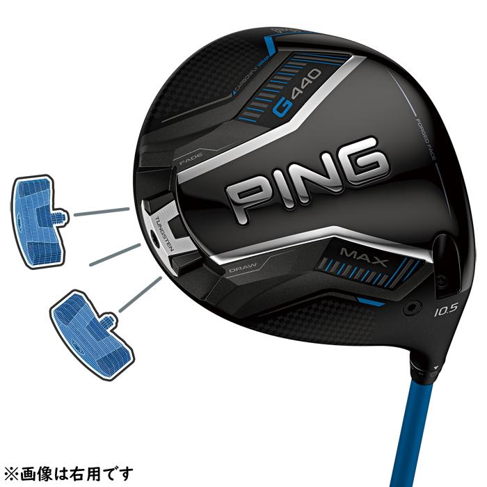 PING G440 MAX 9度 ドライバー（25gウェイト＋ヘッドカバー付） PING G440 MAX 9度 ドライバー（25gウェイト＋ヘッドカバー付） PING