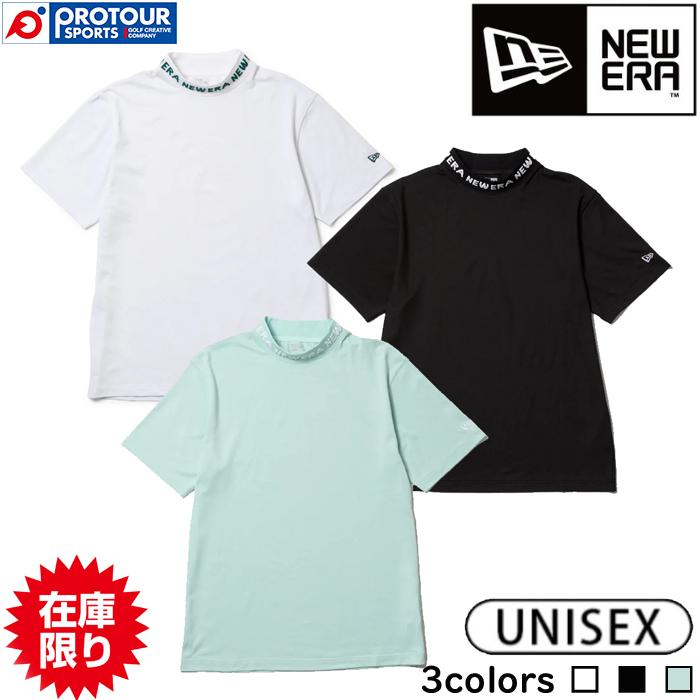 ニューエラ　NEW ERA 半袖 ミッドネック Tシャツ ジャカードロゴ us-t-mountain-circle-logo-