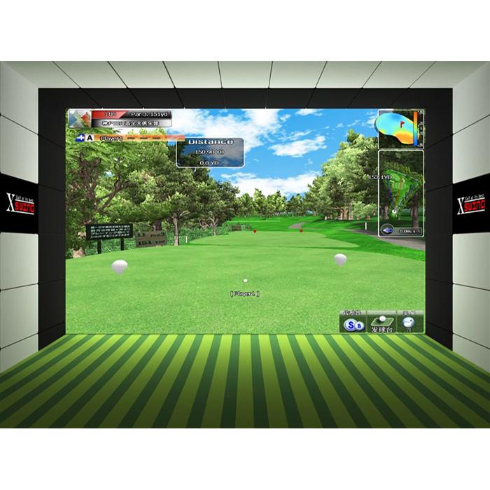 SKY TRAK SCREEN / スカイトラック 消音スクリーン 1枚仕様 標準サイズ：幅400×高300cm 正規販売店 送料無料 練習器具 シミュレーションゴルフの画像